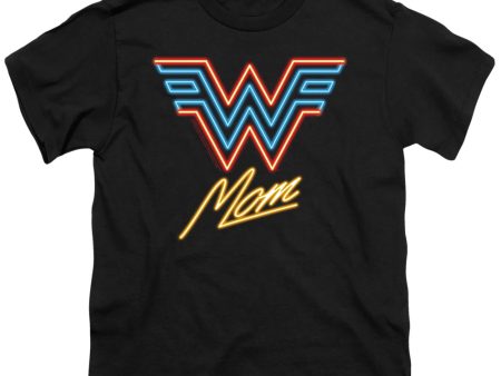 WONDER WOMAN 84 : WONDER MOM NEON S\S YOUTH Cotton 18\1 Black LG Cheap