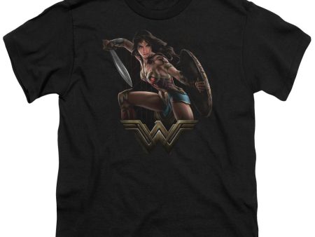 WONDER WOMAN MOVIE : FIGHT S\S YOUTH Cotton 18\1 Black XL Online Hot Sale