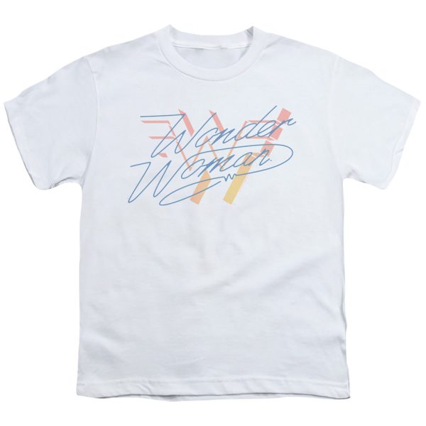 WONDER WOMAN 84 : WONDER FADE S\S YOUTH Cotton 18\1 White MD on Sale