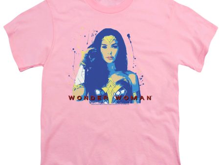 WONDER WOMAN 84 : WONDER GLOW S\S YOUTH Cotton 18\1 Pink MD For Sale