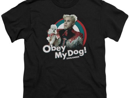 ZOOLANDER : OBEY MY DOG S\S YOUTH Cotton 18\1 Black LG Online Sale