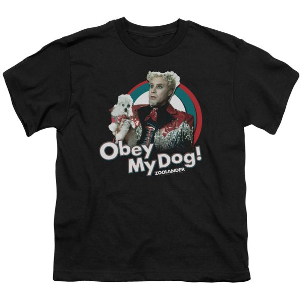 ZOOLANDER : OBEY MY DOG S\S YOUTH Cotton 18\1 Black LG Online Sale