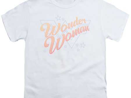 WONDER WOMAN 84 : WONDER LINES S\S YOUTH Cotton 18\1 White LG For Discount