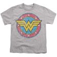 WONDER WOMAN : CLASSIC 2 S\S YOUTH Cotton 18\1 Athletic Heather SM Sale