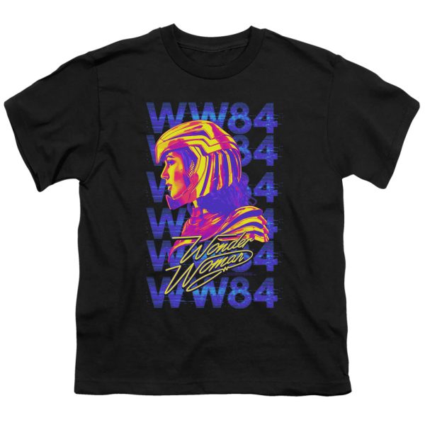 WONDER WOMAN 84 : WONDER WOMAN 84 REPEAT S\S YOUTH Cotton 18\1 Black XL Supply