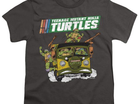 TEENAGE MUTANT NINJA TURTLES : TMNT VAN S\S YOUTH Cotton 18\1 Charcoal XL For Cheap