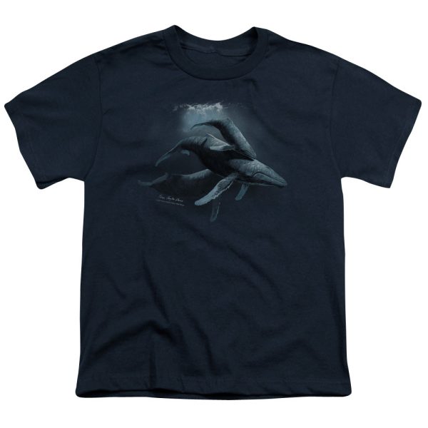 WILDLIFE : POWER AND GRACE S\S YOUTH Cotton 18\1 Navy XS Discount