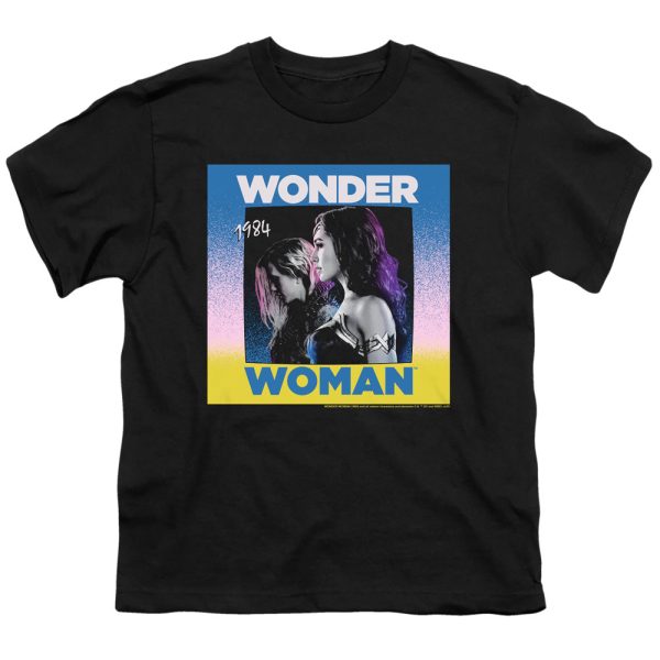 WONDER WOMAN 84 : WONDER DUO S\S YOUTH Cotton 18\1 Black MD For Cheap