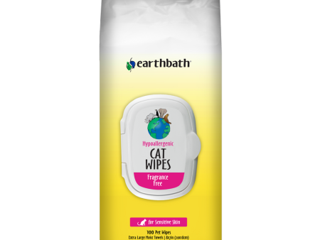 Earthbath Hypoallergenic Fragrance Free Grooming Cat Wipes Fashion