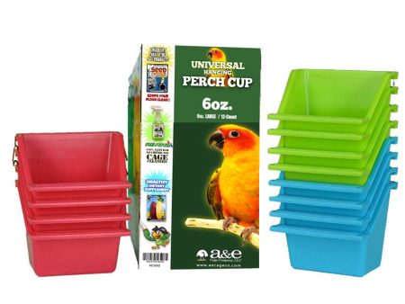 A&E Cage Universal Food Water Cups (6 oz) Online Hot Sale